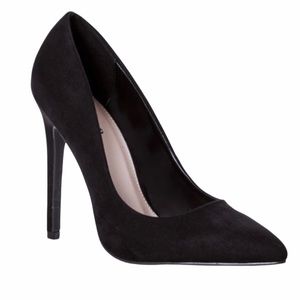 👠 Beautiful Primark Black Suede Pumps Size 7